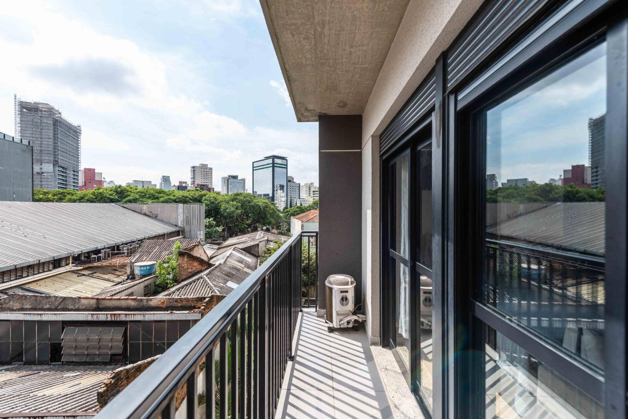 47 New Studio Next Paulista Av, Fast Wifi And Balcony ساو باولو المظهر الخارجي الصورة